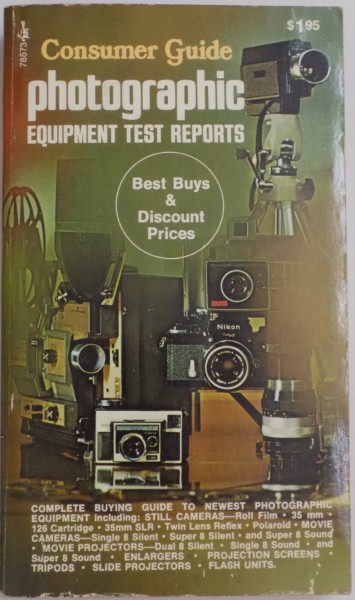 CONSUMER GUIDE PHOTOGRAHIC , EQUIPMENT TEST REPORTS