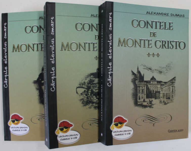 CONTELE DE MONTE CRISTO de ALEXANDRE DUMAS , VOLUMELE I -III , 2022, MICI DEFECTE LA COTOR