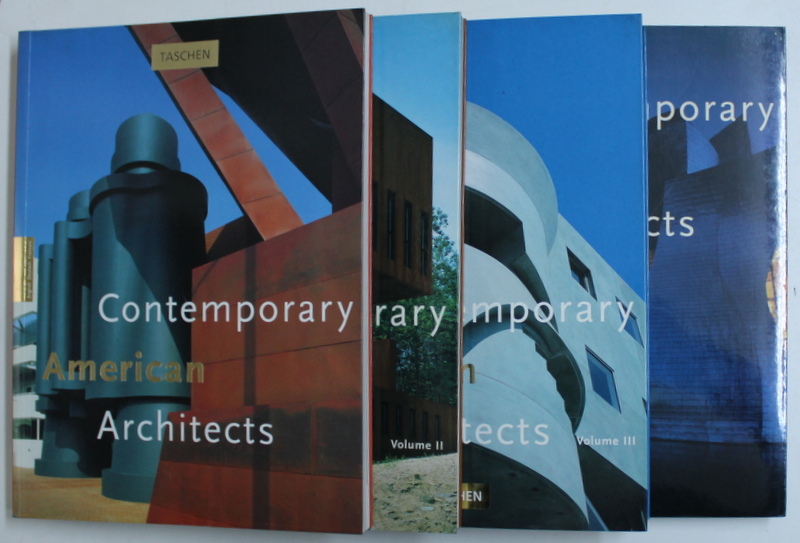 CONTEMPORARY AMERICAN ARCHITECTS by PHILIP JODIDIO , VOL. I-IV , 1993