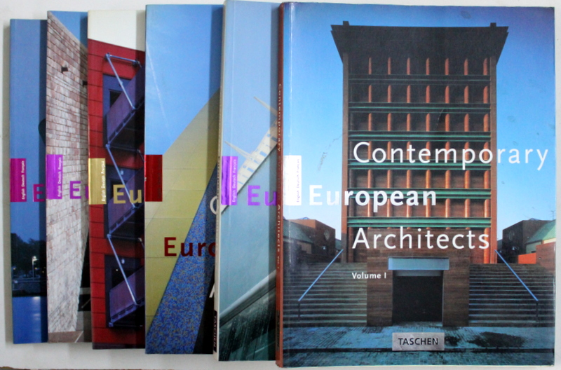 CONTEMPORARY EUROPEAN ARCHITECTS VOL. I - VI by WOLGANG AMSONEIT / DIRK MEYHOFER , 1994