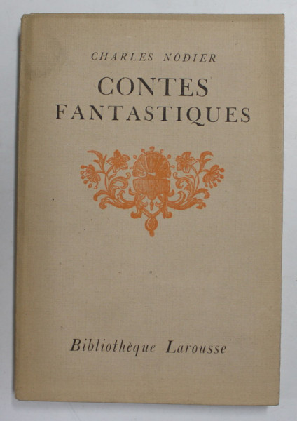 CONTES FANTASTIQUES par CHARLES NODIER , 1926
