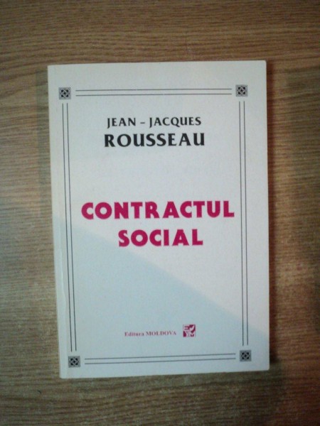 CONTRACTUL SOCIAL de JEAN JACQUES ROUSSEAU
