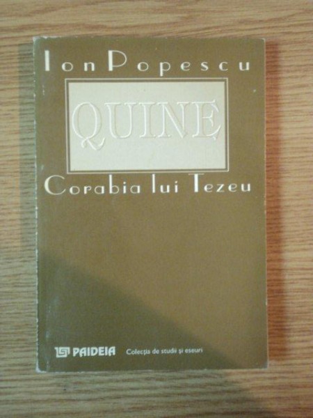 CORABIA LUI TEZEU SAU EMPIRISMUL FARA DOGME de ION C. POPESCU , 1997