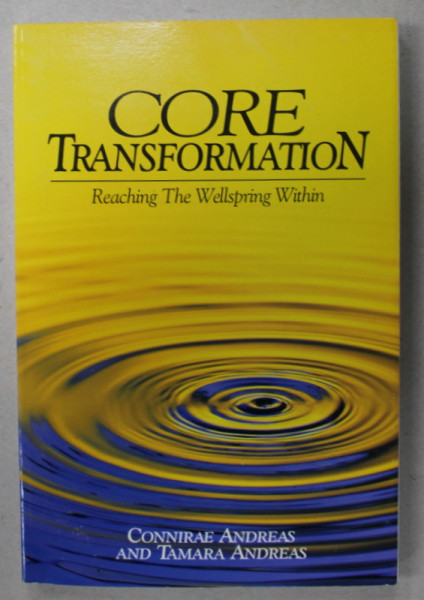 CORE TRANSFORMATION , REACHING THE WELLSPRING WITHIN by CONNIRAE ANDREAS and TAMARA ANDREAS , 1994