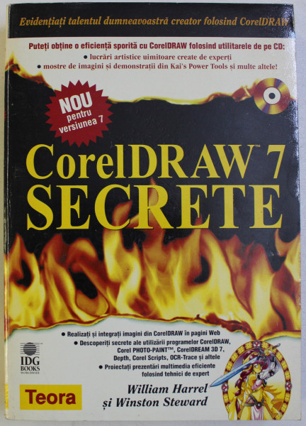 CORELDRAW 7 SECRETE de WILLIAM HARREL si WINSTON STEWARD , 1998