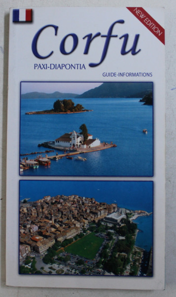 CORFOU , PAXOI - ILES DIAPONTIA , GUIDE DE VOYAGE INFORMATIONS UTILES - CARTE