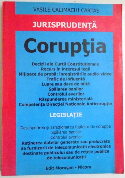 CORUPTIA , PRACTICA JUDICIARA 2009