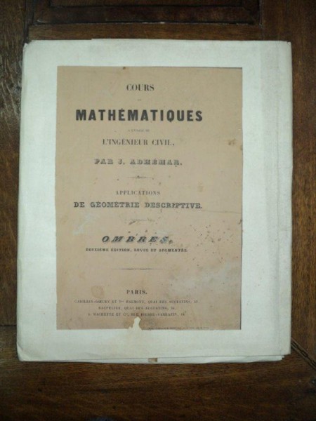 Cours de  mathematiques a usage de l'inginieur civil, Paris
