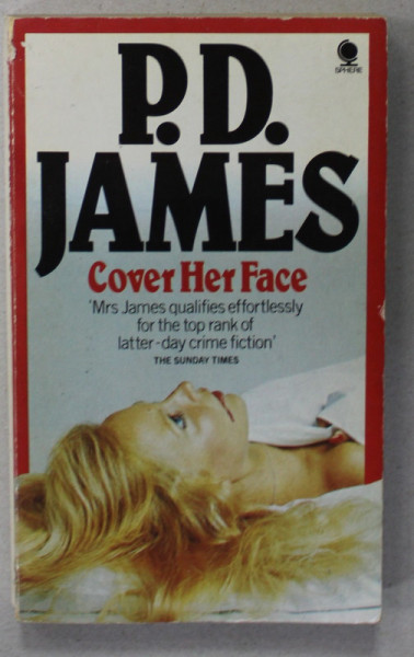COVER  HER FACE by P.D. JAMES , 1977