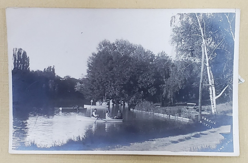 CRAIOVA , PARCUL BIBESCU , CARTE POSTALA , INCEPUTUL SEC. XX