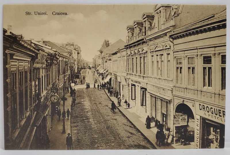 CRAIOVA , STRADA UNIRII , CARTE POSTALA , INTERBELICA