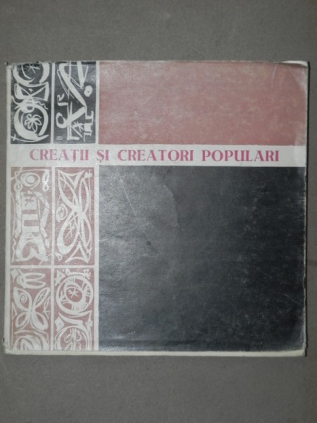 CREATII SI CREATORI POPULARI-FRANCISC NISTOR  1967