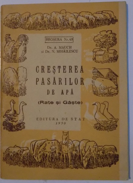 CRESTEREA PASARILOR DE APA , RATE SI GASTE , 1950