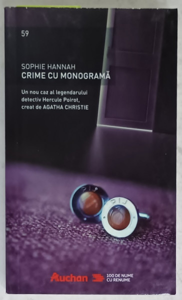CRIME CU MONOGRAMA de SOPHIE HANNAH , 2019