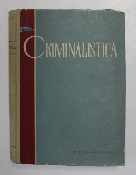 CRIMINALISTICA-S.A. GOLUNSKI  1961