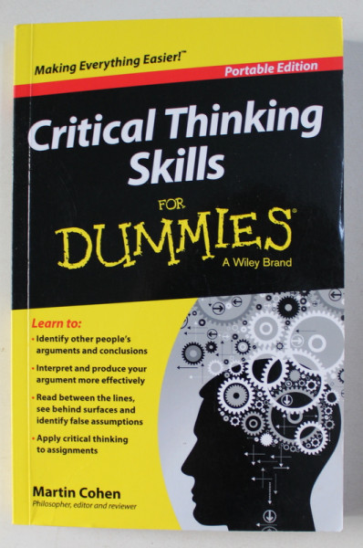 CRITICAL THINKING SKILLS FOR DUMMIES by MARTIN COHEN , 2015