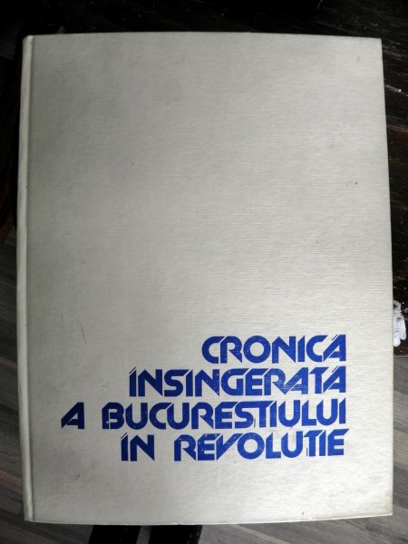 CRONICA INSANGERATA A BUCURESTIULUI IN REVOLUTIE , 1990