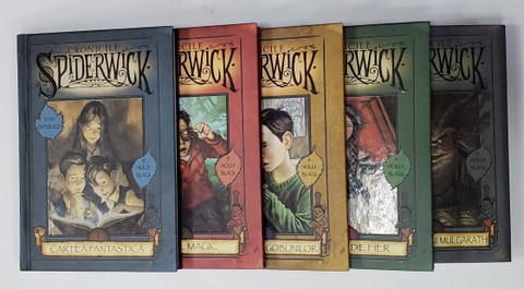 CRONICILE SPIDERWICK de TOM DITERLIZZI  si HOLLY BLACK , SET DE 5 VOLUME , 2007