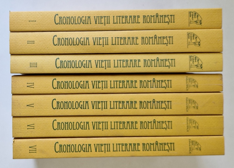 CRONOLOGIA VIETII LITERARE ROMANESTI , PERIOADA POSTBELICA , VOLUMELE I - VII , coordonator EUGEN SIMION , 2010 - 2011