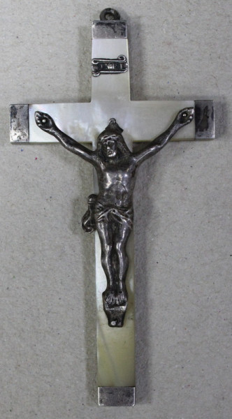 CRUCIFIX DIN ARGINT SI SIDEF