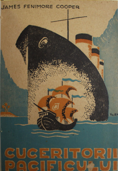 CUCERITORII PACIFICULUI ( THE CRATER )  de JAMES FENIMORE COOPER , EDITIE INTERBELICA