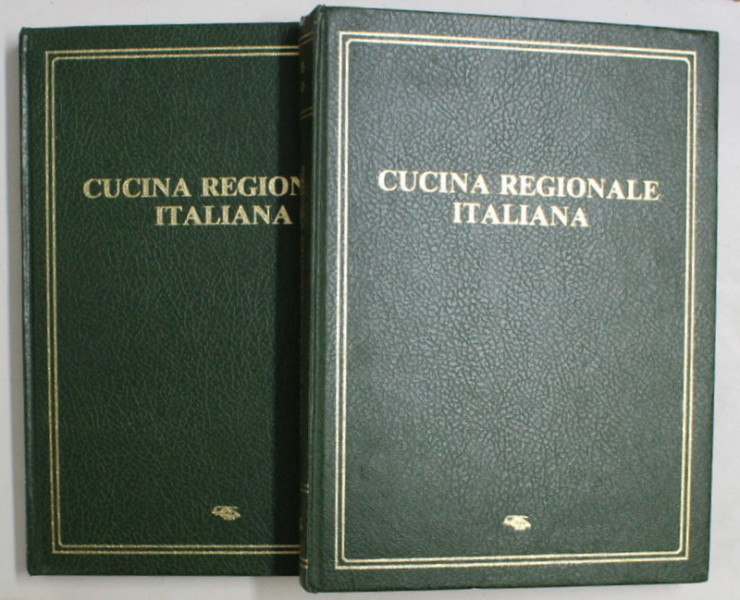 CUCINA REGIONALE ITALIANA , direzion  dell 'opera EMY e GIUSEPPE JUIILLAND , VOLUMELE I - II , 1981