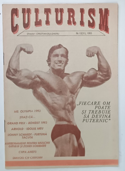CULTURISM , REVISTA , NR. 12 , 1993