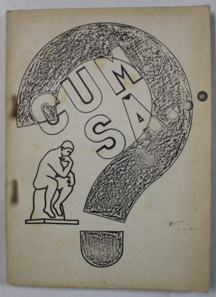 CUM SA ... ? ., culegrre realizata de MICHAEL A. JONES , ANII '90