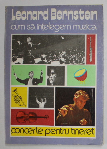 CUM SA INTELEGEM MUZICA , CONCERTE PENTRU TINERET de LEONARD BERNSTEIN , 1982 *PREZINTA SUBLINIERI IN TEXT
