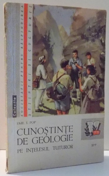CUNOSTINTE DE GEOLOGIE PE INTELESUL TUTUROR de EMIL I. POP , 1961