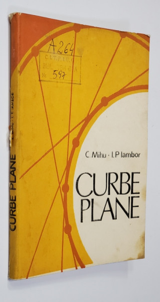 CURBE PLANE de C. MIHU si I.P. LAMBOR , 1989