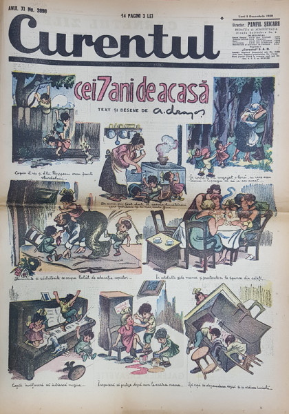 'Curentul', Anul XI, No. 3896, Luni 5 Decembrie 1938