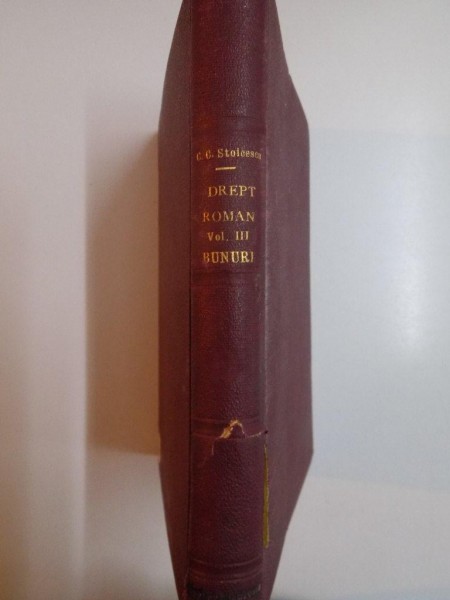 CURS DE DREPT ROMAN. AN 1 predat de DOMNUL PROFESOR C.C. STOICESCU  1922