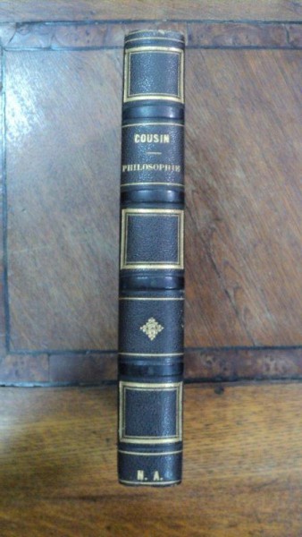 Curs de istoria filosofiei, M. V. Cousin, Paris 1841