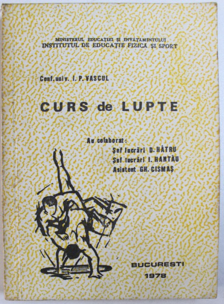 CURS DE LUPTE de I. P. VASCUL , 1978