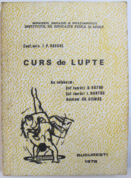 CURS DE LUPTE de I. P. VASCUL , 1978