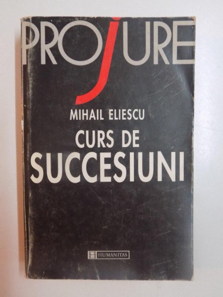 CURS DE SUCCESIUNI de MIHAIL ELIESCU , 1997