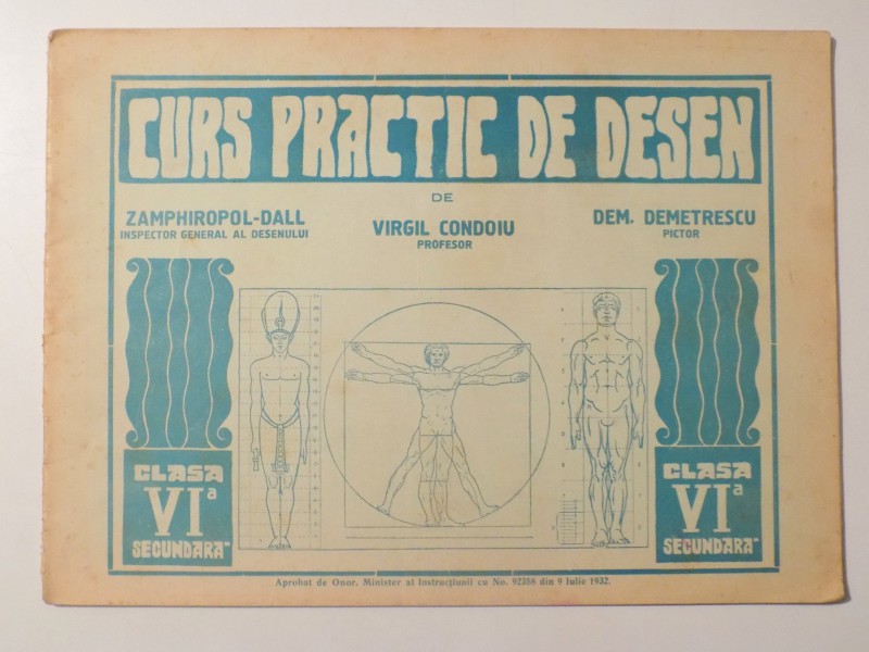 CURS PRACTIC DE DESEN, EDITIA A III-A de VIRGIL CONDOIU , 1942
