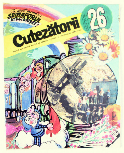 CUTEZATORII , REVISTA SAPTAMANALA EDITATA DE CONSILIUL NATIONAL AL ORGANIZATIEI PIONIERILOR , NR. 26 , 1975