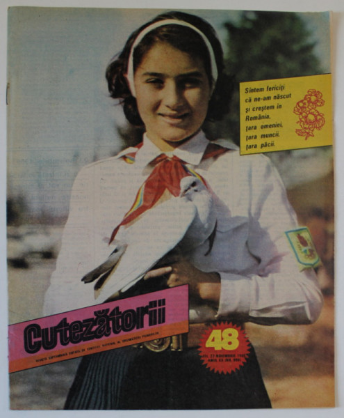 CUTEZATORII , REVISTA SAPTAMANALA EDITATA DE CONSILIUL NATIONAL AL ORGANIZATIEI PIONIERILOR , NR.48 , 1986