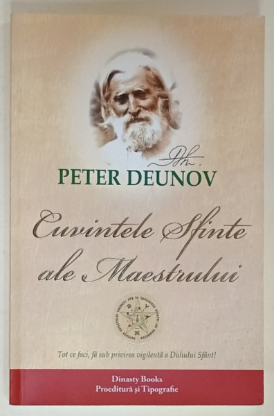 CUVINTELE SFINTE ALE MAESTRULUI de PETER DEUNOV , 2020