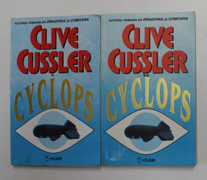 CYCLOPS de CLIVE CUSSLER , VOLUMELE I - II , 1995