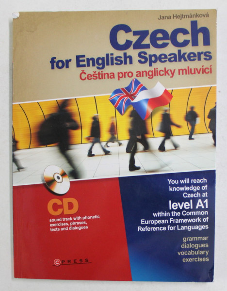 CZECH FOR ENGLISH SPEAKERS by JANA HEJTMANKOVA , 2010 , CONTINE MP 3 *