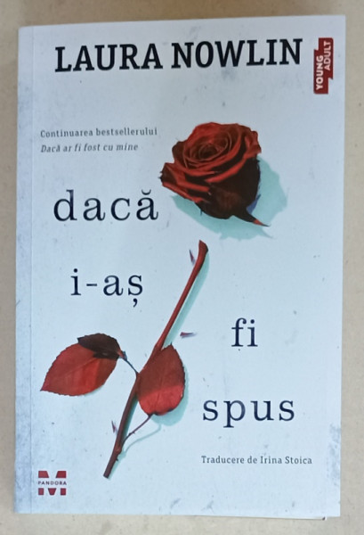DACA I-AS FI SPUS de LAURA NOWLIN , 2024, PREZINTA DEFECTE CARE NU AFECTEAZA  TEXTUL *