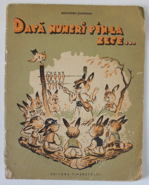 DACA NUMERI PAN - LA ZECE de ALEXANDRU SAHIGHIAN , 1964 , CU ILUSTRATII DEM