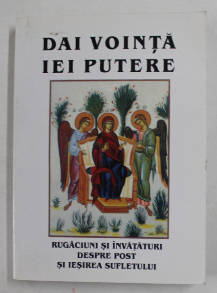 DAI VOINTA IEI PUTERE - RUGACIUNI SI INVATATURI DESPRE POST SI IESIREA SUFLETULUI de PROTOSINGHEL NICODIM MANDITA , ANII '2000