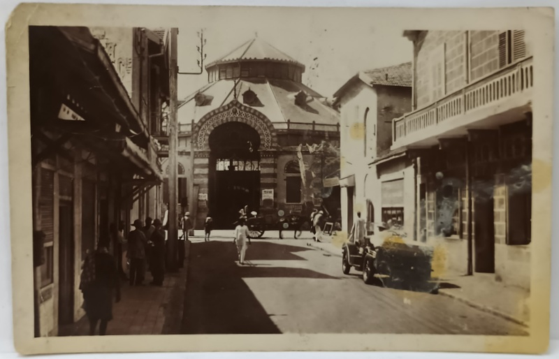 DAKAR , PIATA SI STRADA DAGORNE , CARTE POSTALA ILUSTRATA , 1949