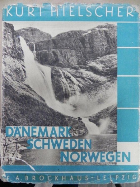 DANEMARK  SCHWEDEN NORWEGEN de KURT HIELSCHER ,colectia ORBIS TERRARUM ,1932