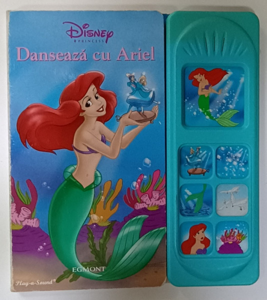 DANSEAZA CU ARIEL , SERIA ' DISNEY PRINCESS ' , 2007 , CONTINE UN DISPOZITIV DE EMITERE A SUNETELOR PRIN APASARE , LIPSA BATERIE *