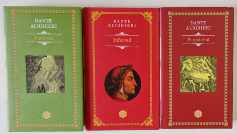 DANTE ALIGHIERI , DIVINA COMEDIE : INFERNUL , PARADISUL , PURGATORIUL , 3 VOLUME , 2013 - 2022